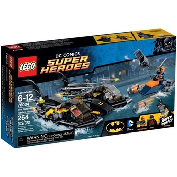LEGO® Super Heroes 76034 Naháňačka v prístave s Batmanovým člnom