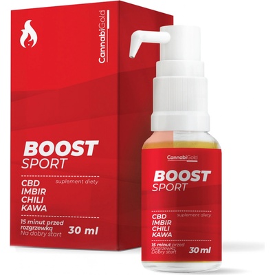 CannabiGold Sport Boost olej 2,5% 250mg CBD 30 ml