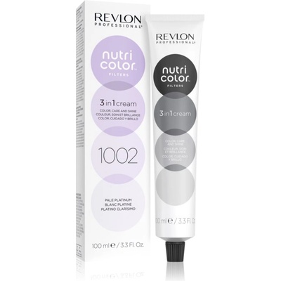 Revlon Nutri Color Filters Metal-Ice подхранваща тонираща маска за професионална употреба 1002 100ml