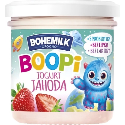 Bohemilk BOOPi Jogurt jahoda 150 g – Zbozi.Blesk.cz