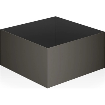 Decor Walther Koupelnová dóza Corner 17 cm tmavý matný kov