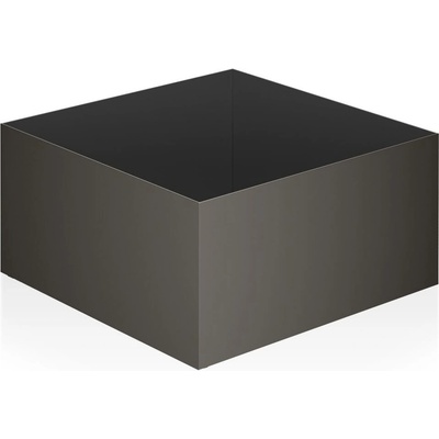 Decor Walther Koupelnová dóza Corner 17 cm tmavý matný kov
