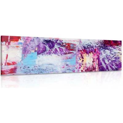 Obraz fialová textura - 120x40
