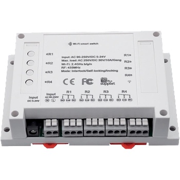 ELMARK Smart wifi 4- КАНАЛЕН КЛЮЧ ЗА din ШИНА (195006)