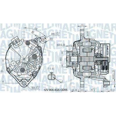 generátor MAGNETI MARELLI 063731725010