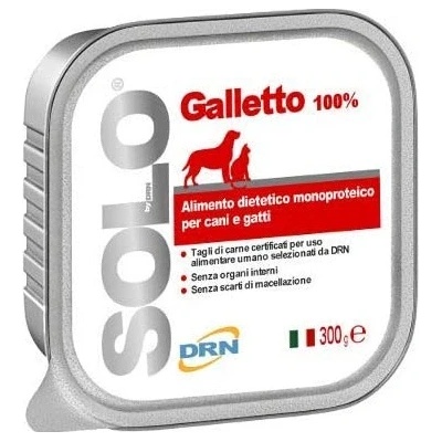 Solo Adult Dog 100% Galleto kohout 6 x 300 g