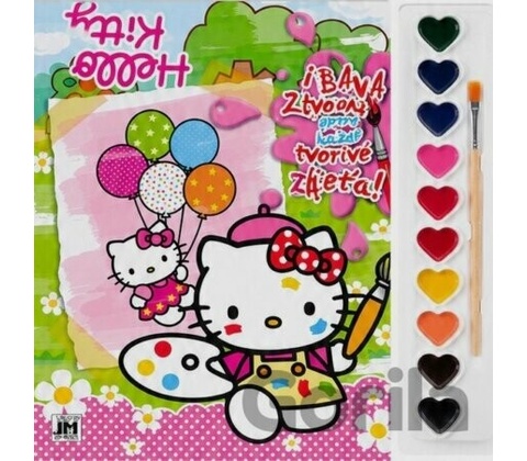 Vymaľ s farbami Hello Kitty