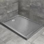 Radaway Doros F Stone правоъгълно душ корито 100x70 см антрацит акрил (SDRF1070-01-64S)