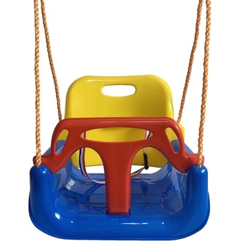 Dvěděti Plastová houpačka VOUG 3v1 vícebarevná