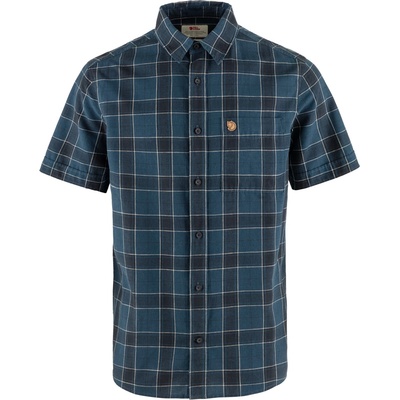Fjällräven Övik Travel Shirt SS M Размер: M / Цвят: син