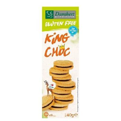 Безглутенови бисквити с шоколадов крем, без захар и лактоза 140г | Damhert (028679 (1474) DMN)