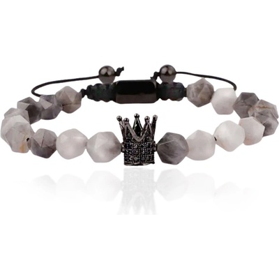Linda's Jewelry korálkový náramok Eagle Stone Fasetovaný INR205