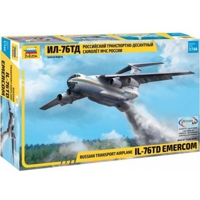 Zvezda Letadlo IL-76TD EMERCOM stavebnice 1:144