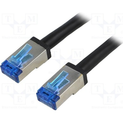 Logilink CQ7123S Patch, RJ45 vidlice,z obou stran, S/FTP, 6a, lanko, Cu PE
