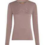 Icebreaker Дамско мериносово термобельо Icebreaker Women's Merino 200 Oasis L/S Crewe Rainer Ridge Merino base layer - Summit (115-2668-0313)
