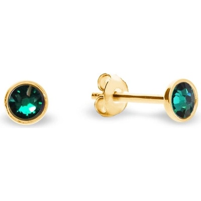 Spark se Swarovski Elements Pinpoint Studs KG2038SS10EM Emerald zelené