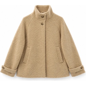 Mazine Дамско ежедневно яке Mazine Women's Vegan Wool Jacket Casual jacket - Safari (103-3140-0114)