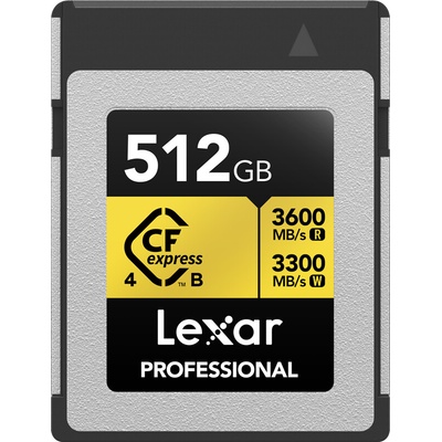 Lexar CFexpress B 4.0 Pro Gold 512GB LCXEXP4512G-RNENG