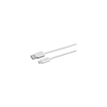 eSTUFF ES84056-1M-SILVER USB-C Male - USB-A Male, 1m, stříbrný