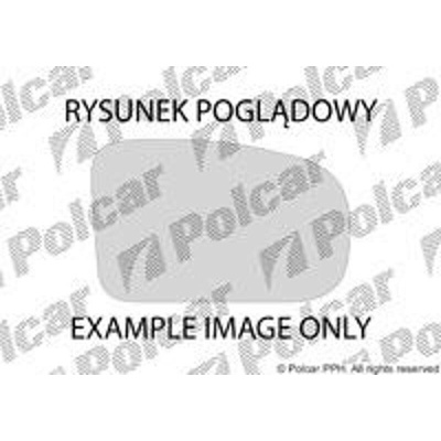 Sklo vonkajšieho zrkadla - 240655-E - pravý