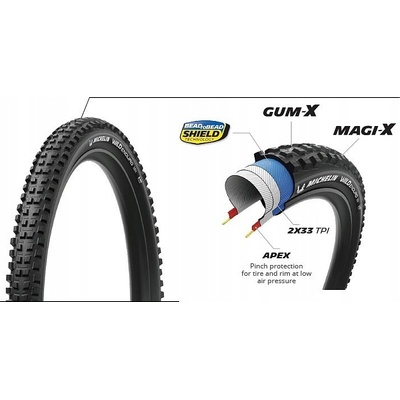 Michelin Plášť Wild Enduro Mh Performance Line - 27.5" 27.5x2.25 63-584 Cer