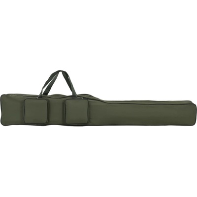 vidaXL Чанта за въдица тъмнозелена 160 см Оксфорд плат (4009998)