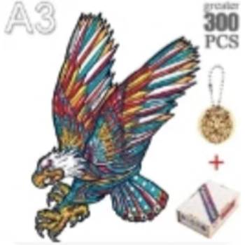 Image 1 of Дървен пъзел - Орел 300 части