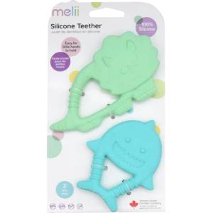 Melii Teethers гризалка Dino & Shark 2 бр