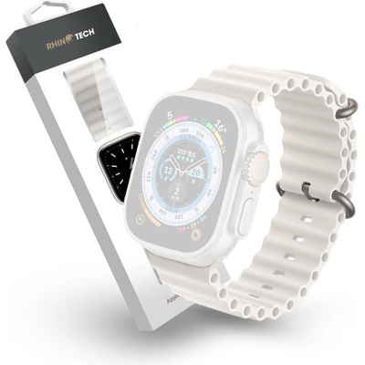 RhinoTech řemínek Ocean pro Apple Watch 42/44/45/49mm bílá RTACC403
