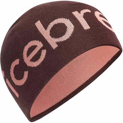 Icebreaker Merino Beanie java/acid pink