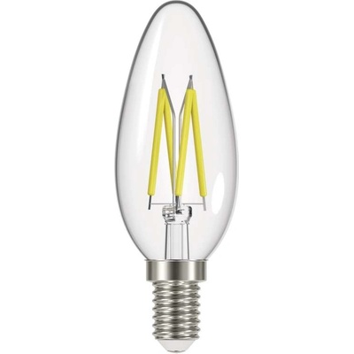 Emos LED žiarovka filament candle 6W E14 teplá biela