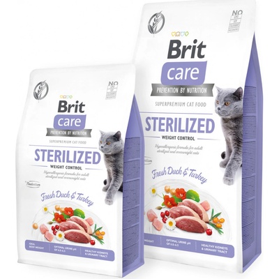 Brit Care Cat GF Sterilized Weight Control 2 x 7 kg