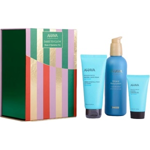 Ahava Комплект Dare to Glow - Душ гел, Лосион и Крем за ръце, 40 + 250 + 100 ml Лосион за тяло