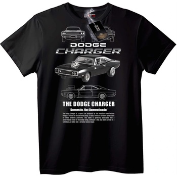 NOONEBRAND Dodge Charger Car Mania T-Shirt - 2XL, Black