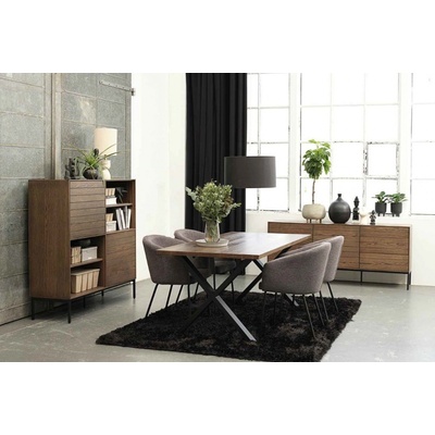 Furniria Paulina tmavě šedá