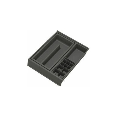 Koupelnový organizér s příslušenstvím 270mm 308x242x53mm antracit