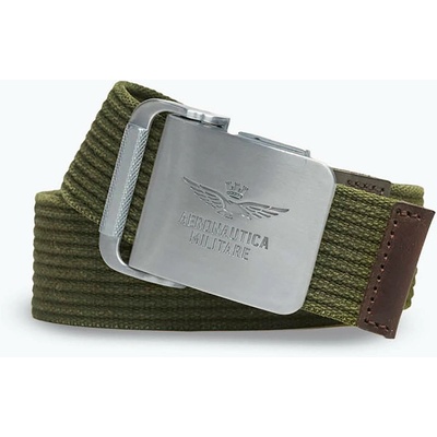 Aeronautica Militare Pánský opasek CI0319UCT04306 green musk