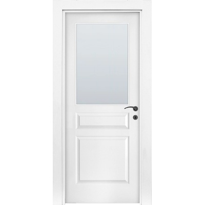 Uni Doors Интериорна врата Рокка остъклена - бяла (цена без монтаж)