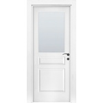 Uni Doors Интериорна врата Рокка остъклена - бяла (цена без монтаж)