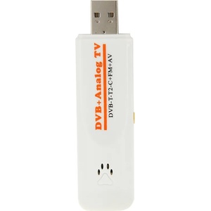  Mini Digital USB 2.0 DVB-T / T2 / C TV Тунер с FM, AV и Аналогова TV