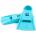BornToSwim junior short fins turquoise xs