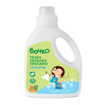 Бочко - Течен перилен препарат сенситив 0+ месеца 1300 мл
