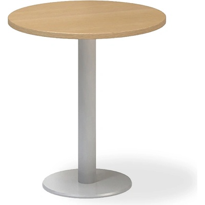 Interiér Říčany Jednací stůl ProOffice, průměr 70 cm, buk