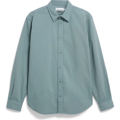 ARMEDANGELS Мъжка риза с копчета Armedangels Giaalo GMT Dye Shirt - Mystic Swamp - размер XXL (033-2958-0215)