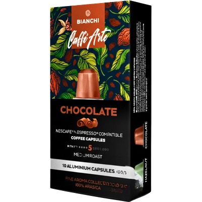 Bianchi Кафе капсули Bianchi Chocolate, съвместими с nespresso, 10бр