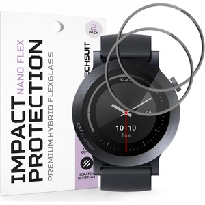 Techsuit Протектор за Nothing CMF Watch 3 Pro - Nano Flex (2 pack) - Techsuit - Черен
