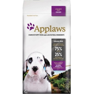 Applaws Куче Папи Големи Породи Пиле 15 кг
