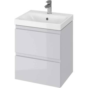 Cersanit Moduo - Шкаф за мивка, 57x49x40см, 2 чекмеджета, сив S590-011-DSM (S590-011-DSM)
