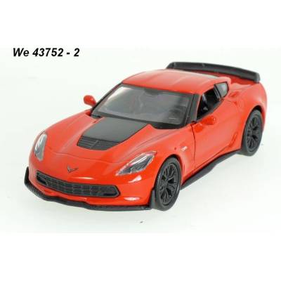 Welly Chevrolet 2017 Corvette Z06 red code 43752 modely aut 1:34