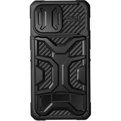 Nillkin Adventurer Pro Hybrid Case - хибриден удароустойчив кейс с поставка за iPhone 14 Pro (черен)